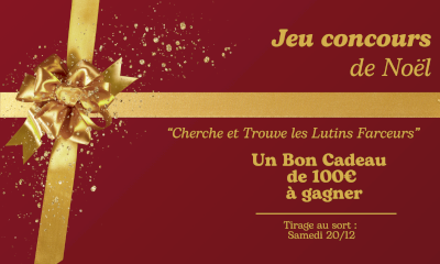 Tentez votre chance au Jeu Concours de Noël !