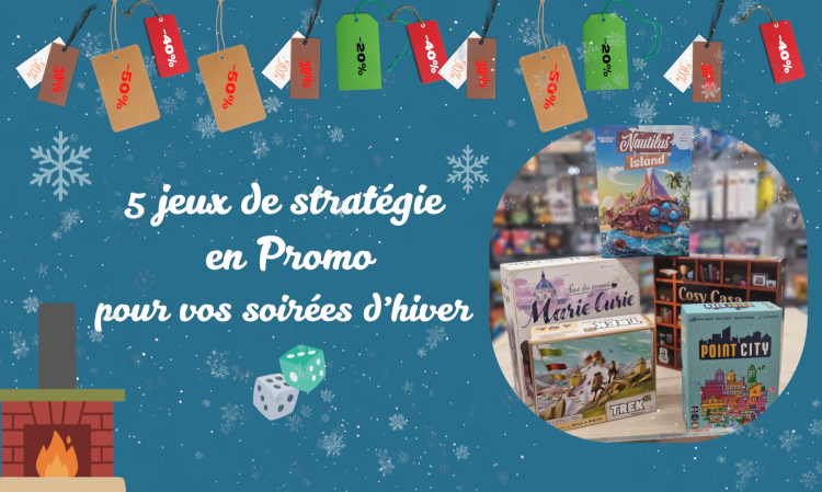 5 jeux de société stratégiques en promo pour vos soirées d’hiver