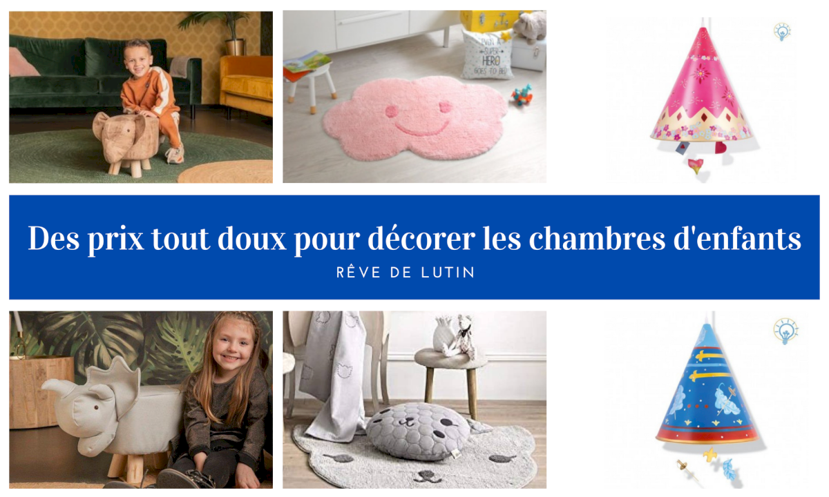 Décorez la chambre de votre enfant à prix tout doux !