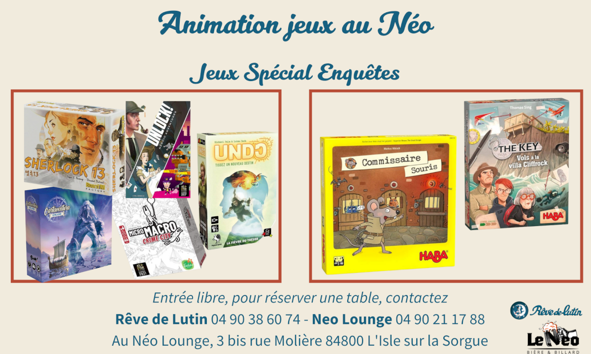 Animation Jeux de société Animation Jeux de société