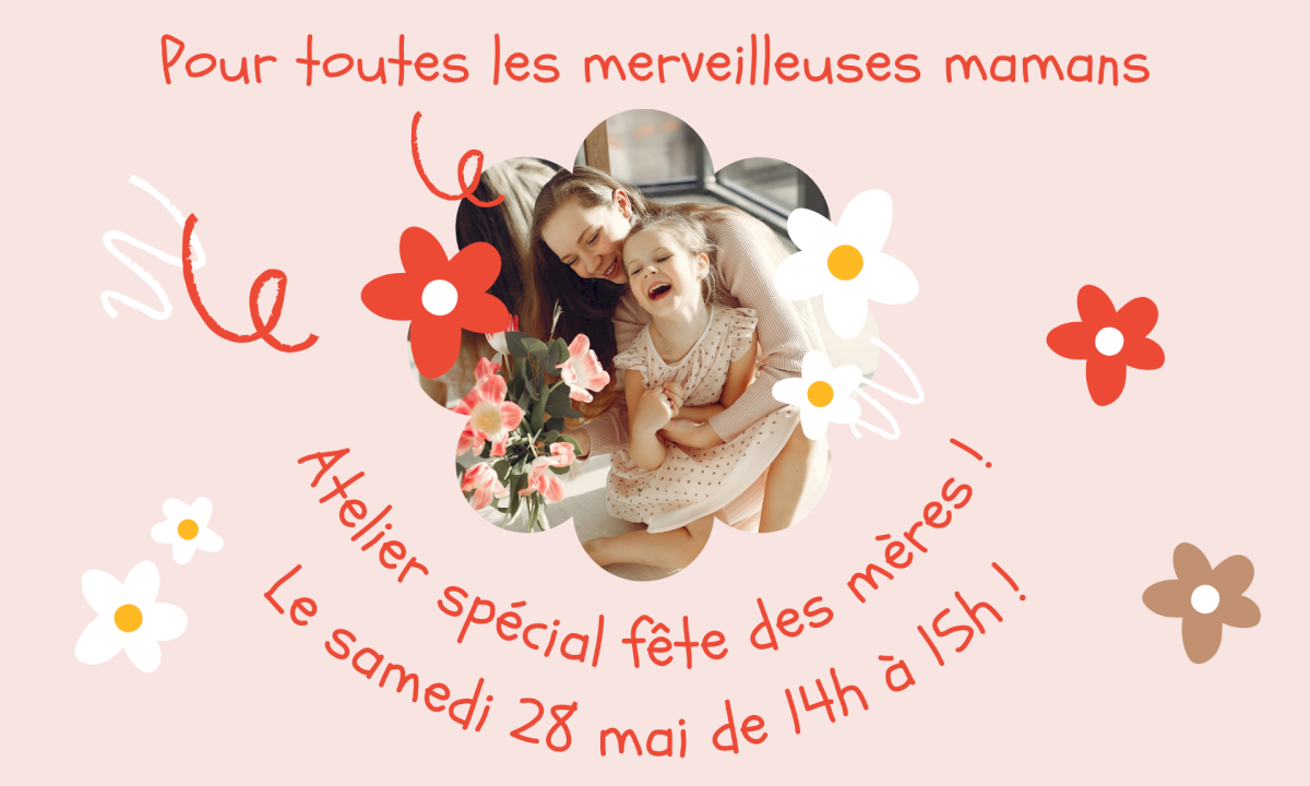 Atelier spécial fête des mères 2022 à L'Isle sur la Sorgue Atelier spécial fête des mères 2022 à L'Isle sur la Sorgue