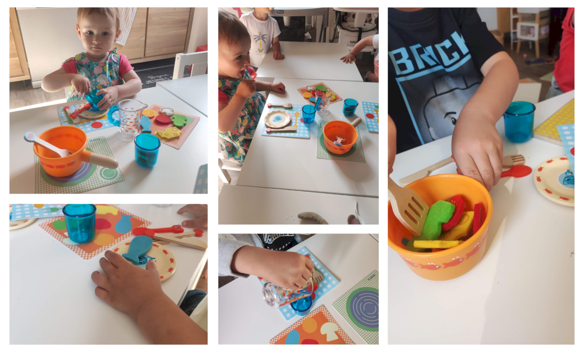 La MAM des Jeunes Pousses a testé la dinette A Table les Chats de Djeco !