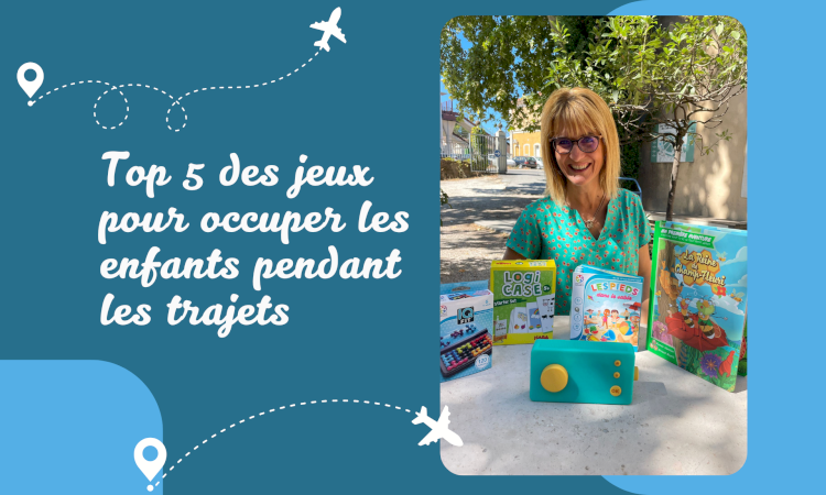 Top 5 des jeux pour occuper les enfants pendant les trajets