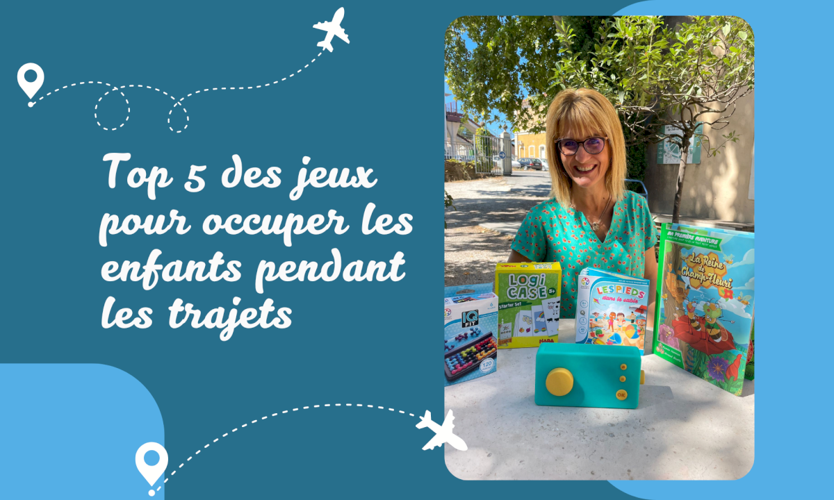 Top 5 des jeux pour occuper les enfants pendant les trajets