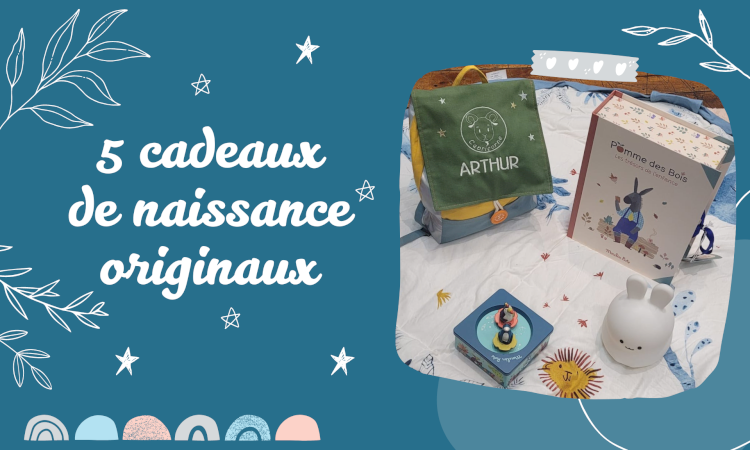 5 idées de cadeaux de naissance originaux