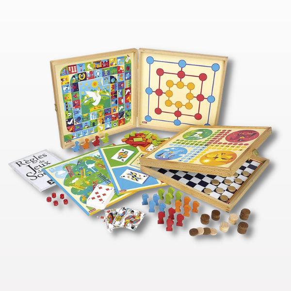 Coffret multi jeux de société - Jeujura