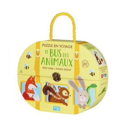 Puzzle en voyage - Le bus des animaux