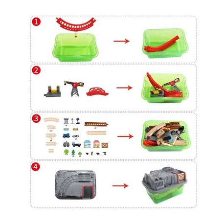 Set de construction Circuit de Train