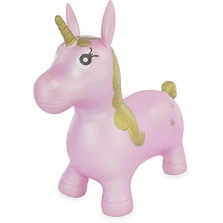 Licorne sauteuse rose Skippy