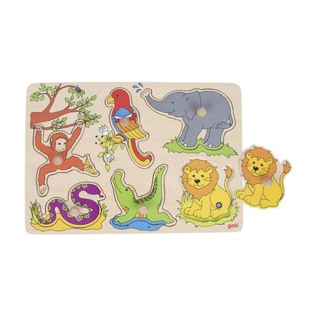 Puzzle sonore animaux du zoo