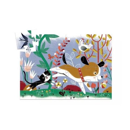 Puzzle silhouette Firmin le chien 24 pièces