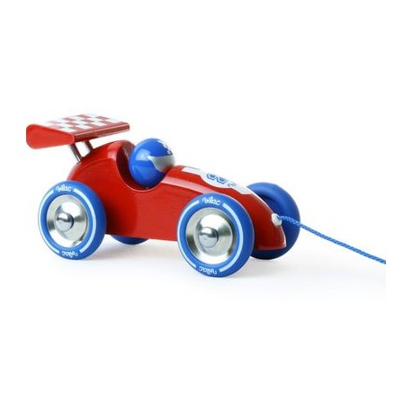 Voiture de course à trainer rouge