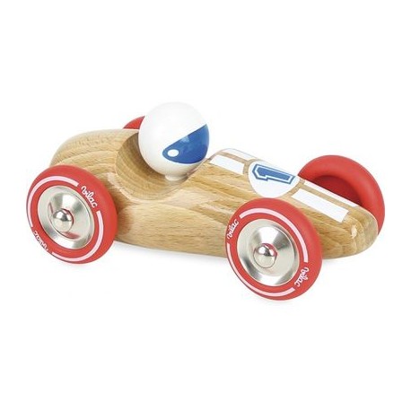 Voiture de course grand modèle bois naturel Voiture de course grand modèle bois naturel
