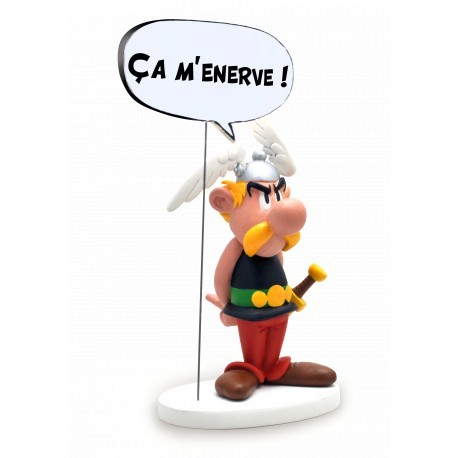 Figurine Astérix Bulle Collectoys : ça m'énerve !