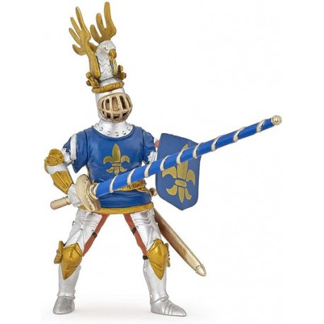 Figurine  Chevalier Bleu Fleur De Lys