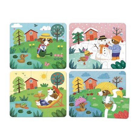 Puzzle les quatre saisons