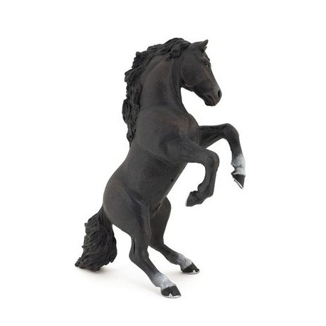 Figurine Cheval Cabré Noir