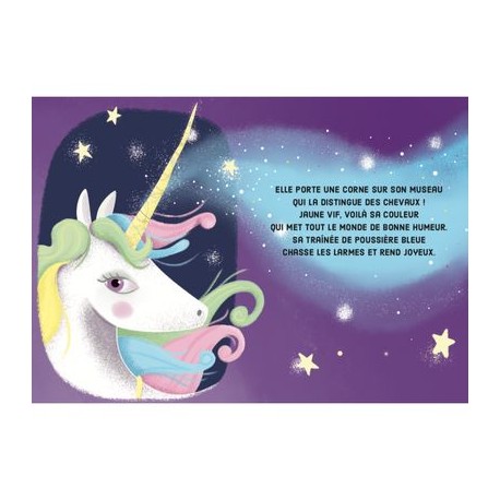 Livre et Puzzle 100 pièces la Licorne