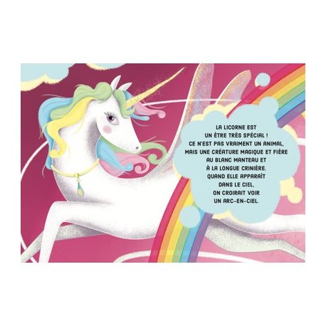 Livre et Puzzle 100 pièces la Licorne