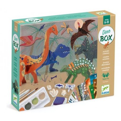 Coffret Dino box 6 activités créatives