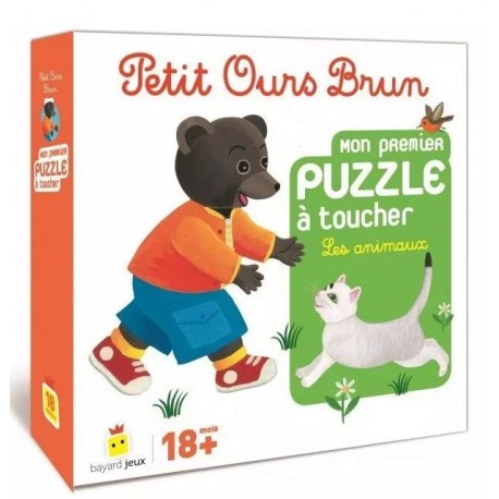 Petit Ours Brun - Mon premier puzzle à toucher - Les Animaux