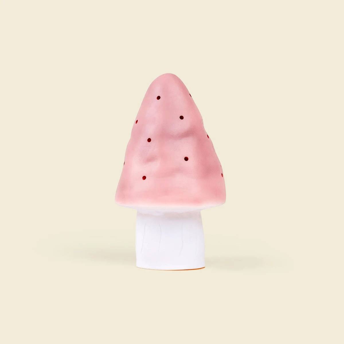 Petite lampe Champignon rose vintage