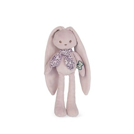 Peluche Pantin lapin rose
