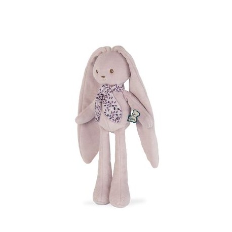 Peluche Pantin lapin rose