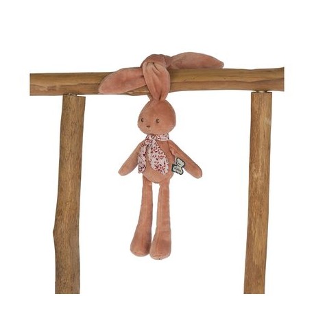 Peluche Pantin lapin Terracotta - 25cm