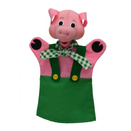 Marionnette Cochon Vert