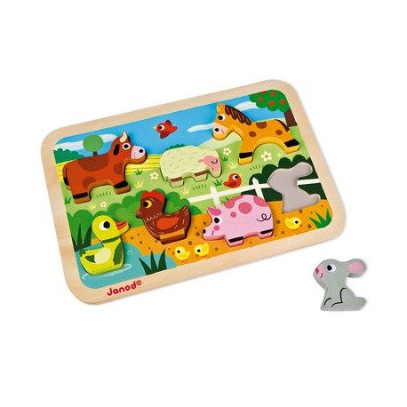 Chunky Puzzle ferme  Janod