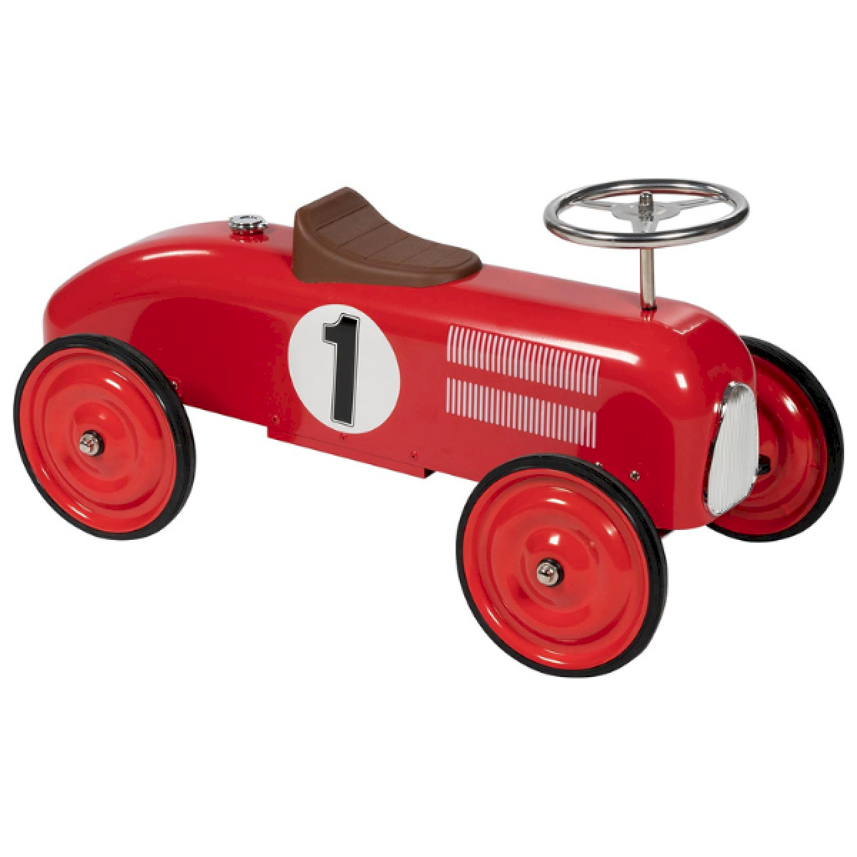 VILAC - Porteur voiture vintage Rouge - La Dame en Bois - Jeux
