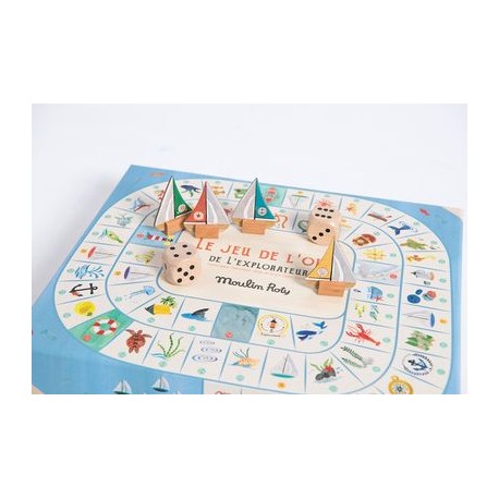 Jeu de l'oie de l'explorateur - Le Jardin du Moulin