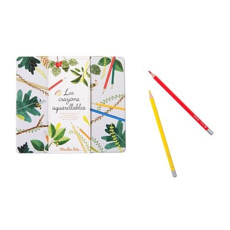 Boite de 24 crayons aquarellables - Le Jardin du Moulin