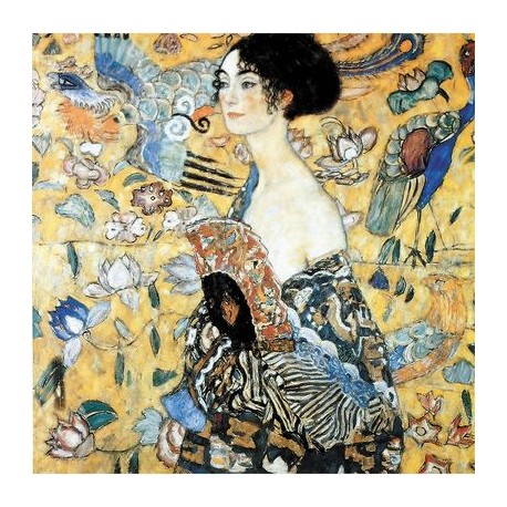 Puzzle La Dame à l'éventail - Klimt 80 pièces