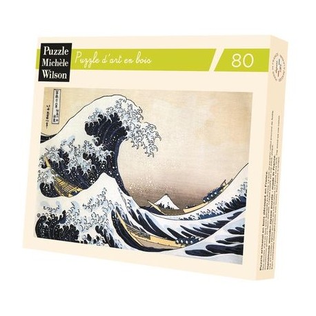 Puzzle La Vague - Hokusai 80 pièces