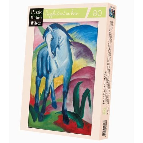 Puzzle Le cheval bleu - Franz Marc 80 pièces