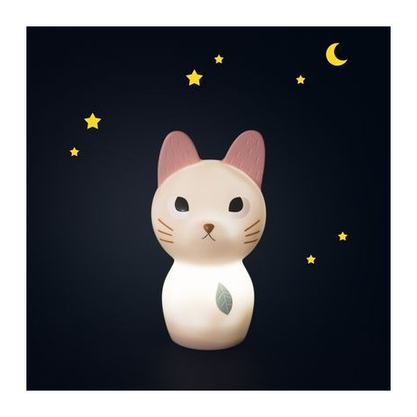 Veilleuse  chat Après la pluie