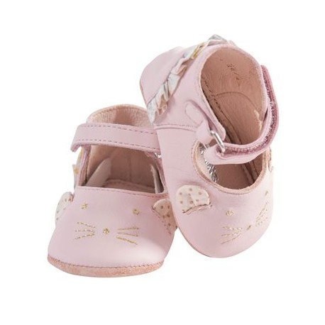 Chaussons cuir Souris Il était une Fois 12-18M