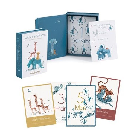 Cartes Mes 12 Premiers Mois Sous mon Baobab