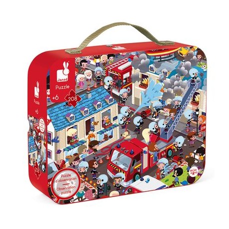 Puzzle observation Pompiers 208 pièces
