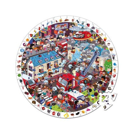 Puzzle observation Pompiers 208 pièces