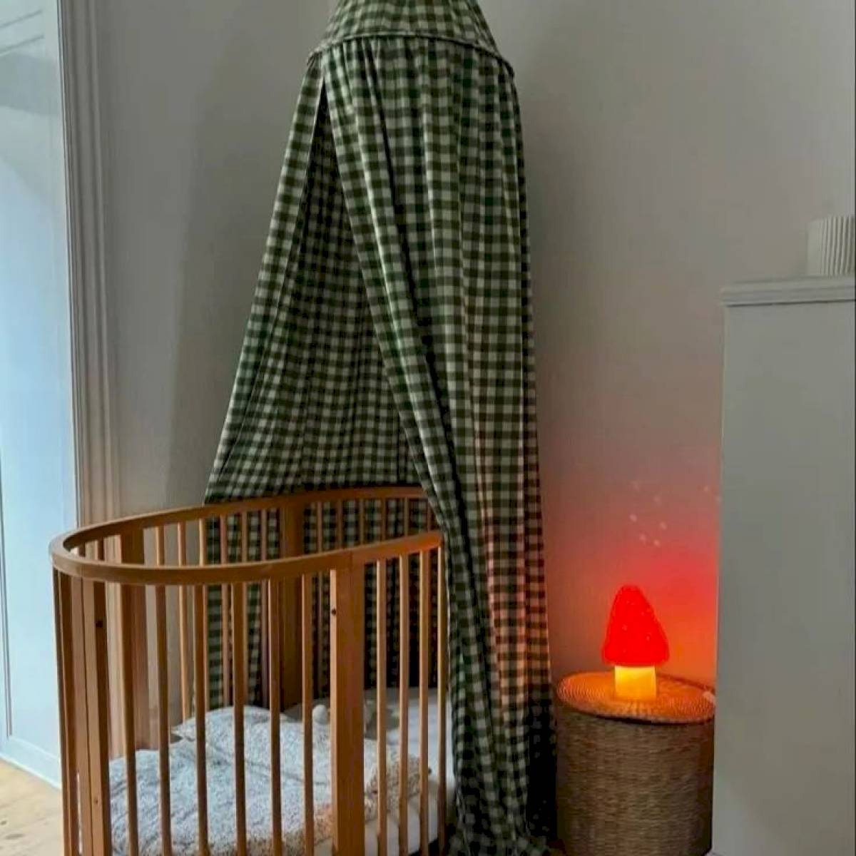 Petite lampe Champignon Rouge