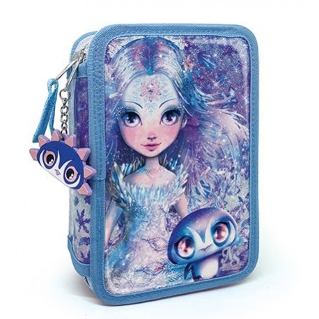 Trousse 3 compartiments Nebulous Stars bleue