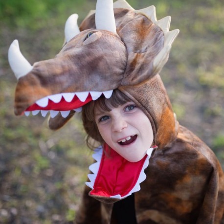 Déguisement de dinosaure Grandasaurus Triceratops 4-6 ans