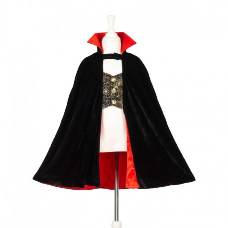 Cape de Dracula avec dents de vampire 4-8 ans