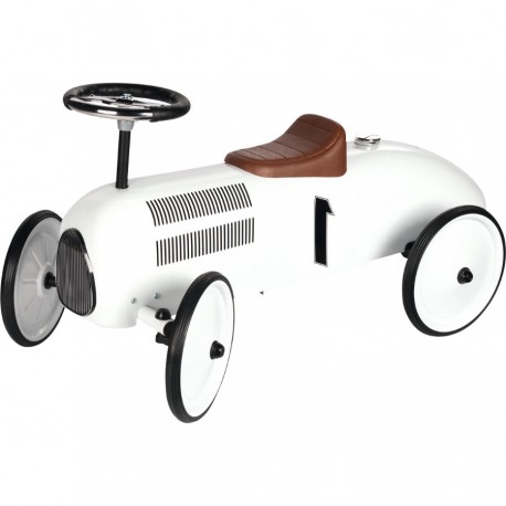 Voiture porteur vintage blanc Voiture porteur vintage blanc