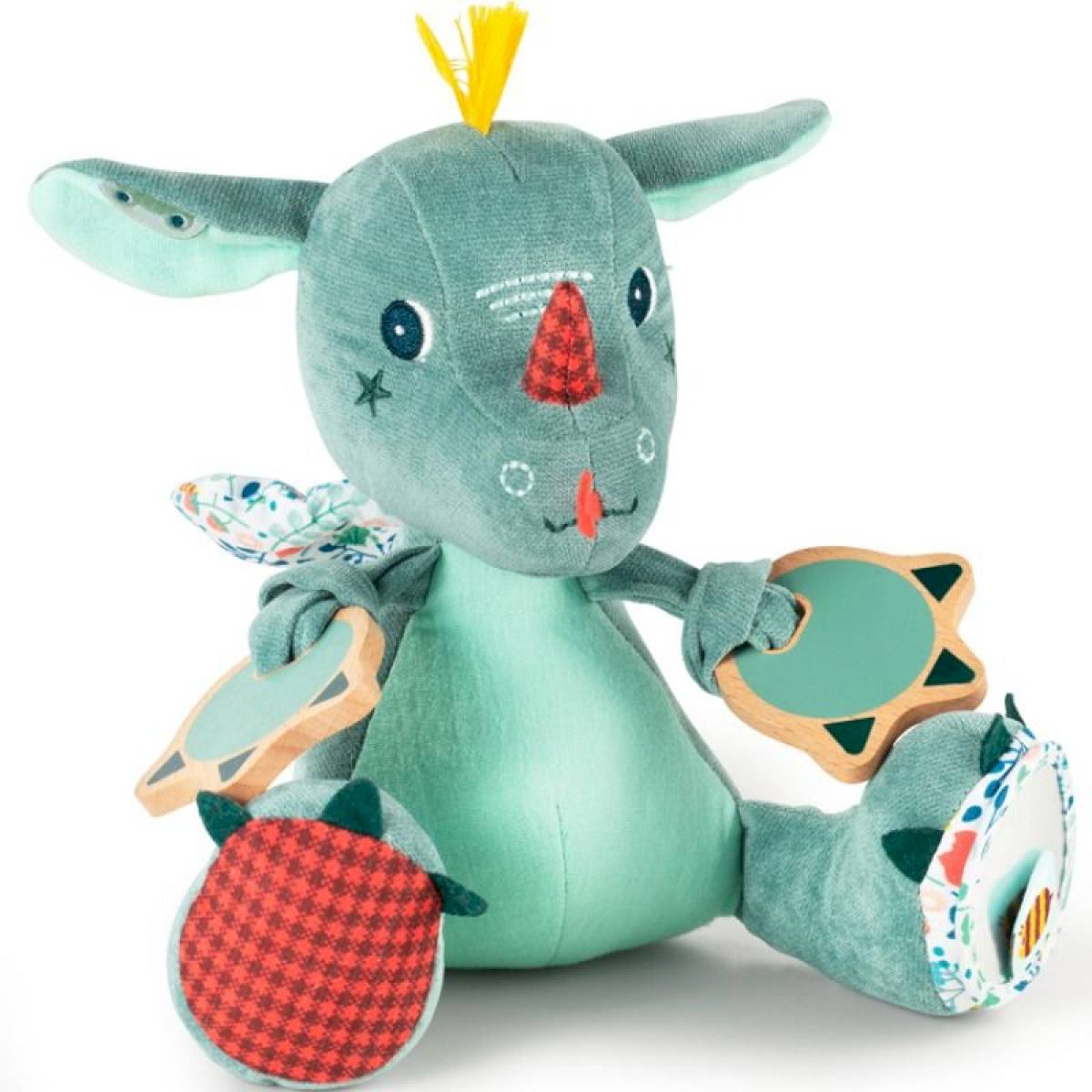 Peluche Joe le dragon multi-activités - Lilliputiens