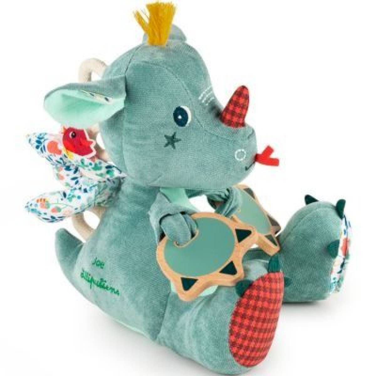 Peluche Joe le dragon multi-activités - Lilliputiens