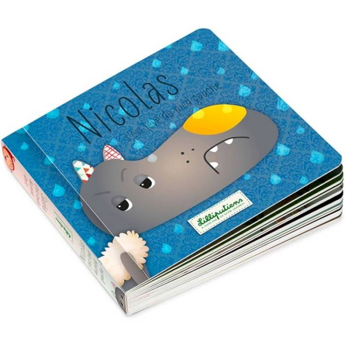 Livre réversible Nicolas et Sasha- Lilliputiens Livre réversible Nicolas et Sasha- Lilliputiens